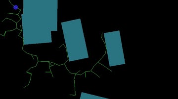 Rapidly-exploring random trees algorithm demo
