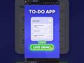 Vue.js To-Do App | Live Demo