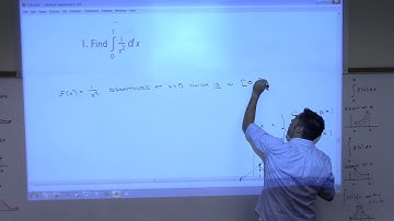 2414 TR 9am Day14 6-6 Improper Integrals (Infinite Integrands)