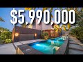 INSIDE A $5,990,000 MIAMI WATERFRONT MANSION | FOR SALE | FLORIDA LUXURY HOME TOURS