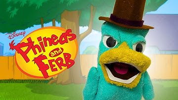 HOW TO MAKE Perry the Platypus Puppet - Phineas and Ferb DIY Plush Toy Craft Tutorial