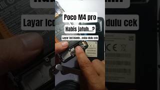 poco M4 pro mati layar gelap habis jatuh coba dulu