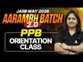 Aarambh Batch 2.0 | JAIIB May 2026 | PPB Orientation Class | JAIIB PPB Classes by Nikkita Singh