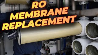 How to install/replace ro membrane at industrial reverse osmosis water treatment system machine ?