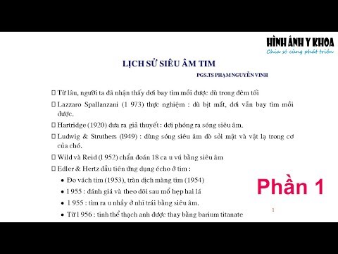 Video Lịch sử siêu âm tim và các mặt cắt cơ bản, Thầy Vinh... - youtube