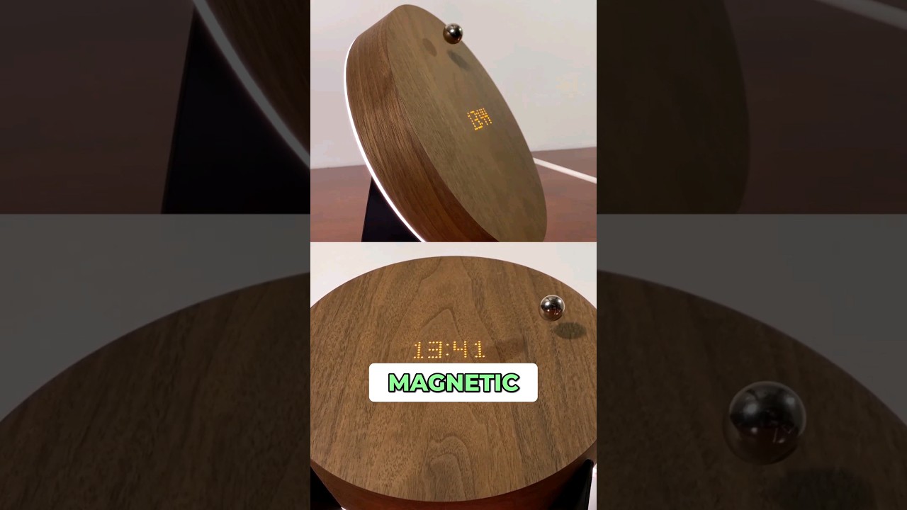 супер крутые левитирующие часы, обязательный гаджет 😎 #шорты