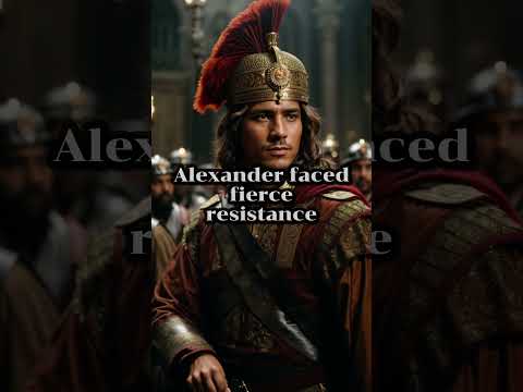 Alexander the Great's Epic Siege of Tyre | Conquest of the Phoenician Stronghold #shorts #history