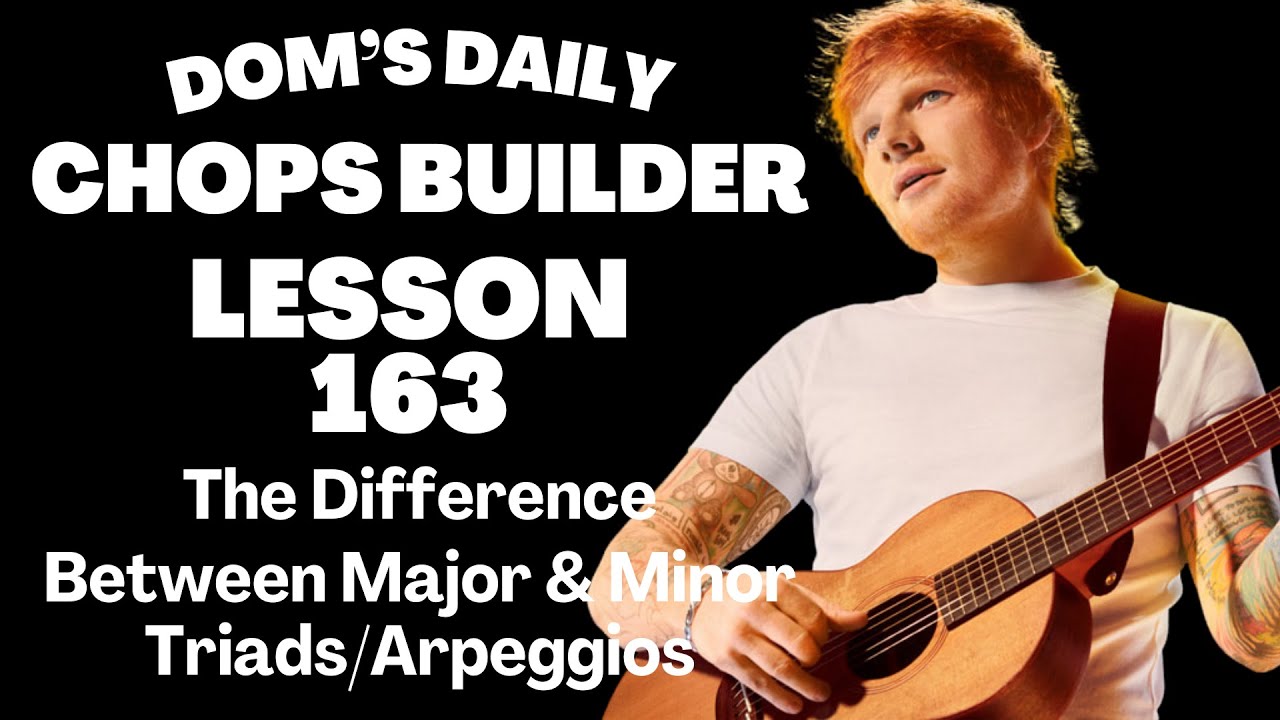 Lesson 163 - The Only Difference Between Major/Minor Triads - YouTube