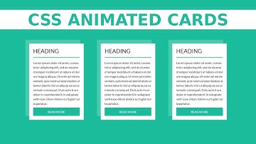 Responsive and Animated Cards Using HTML and CSS | Web dev