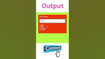 Create Select Drop-down Using javascript