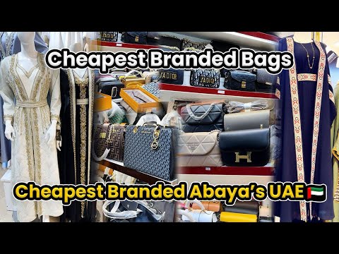 First Time Sharjah Main Cheapest Branded BAGS Orr ABAYAS Ki Buht Bhari Market Dekhi 💼😳||