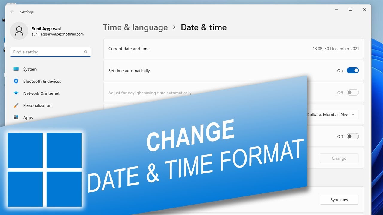 How to Change Time and Date Format in Windows - YouTube