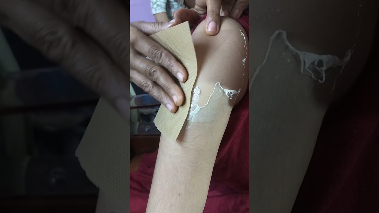 hand waxing hair remove