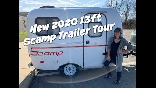 New 2020 13ft Scamp Trailer Tour