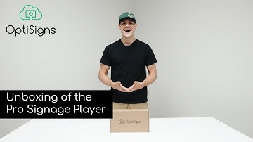 Unboxing of the OptiSigns