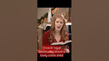 Thumbnail of Once in royal David's city stool a lowly cattle shed, such a great #hymn