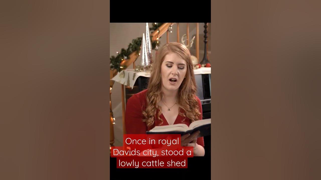 Once in royal David's city stool a lowly cattle shed, such a great #hymn