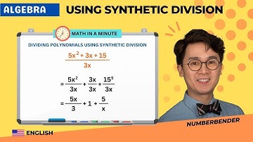 HOW TO USE SYNTHETIC DIVISION | MATH IN A MINUTE
