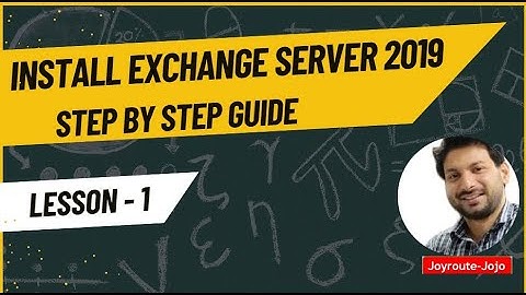 Step by Step Guide for Installing Exchange Server 2019 |How to Install  Exchange Server 2019|| Part1