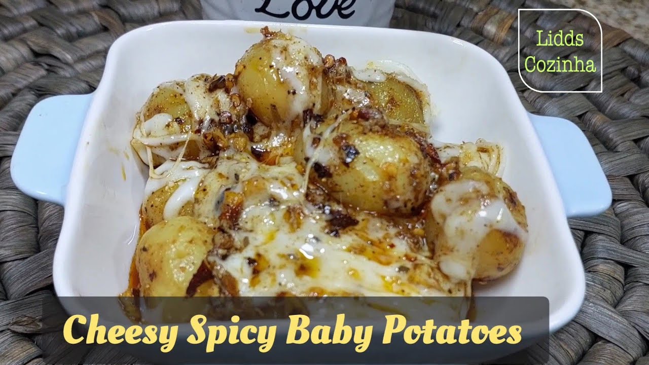 Easy Spicy Cheesy Baby Potatoes Recipe ASMR Cooking Video YouTube