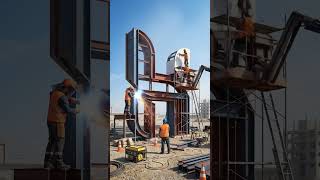 Hostinger Logo Construction Animation | Satisfying Build Process #shorts