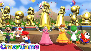 Mario Party 9 - All Characters Win and Lose - Champion Celebrations - Step It Up