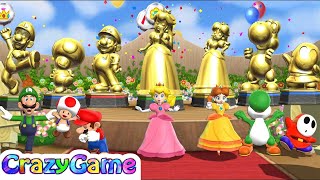 Mario Party 9 - All Characters Win and Lose - Champion Celebrations - Step It Up