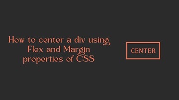 How to center a div using Flex and Margin properties of CSS #javascript #frontend #animation