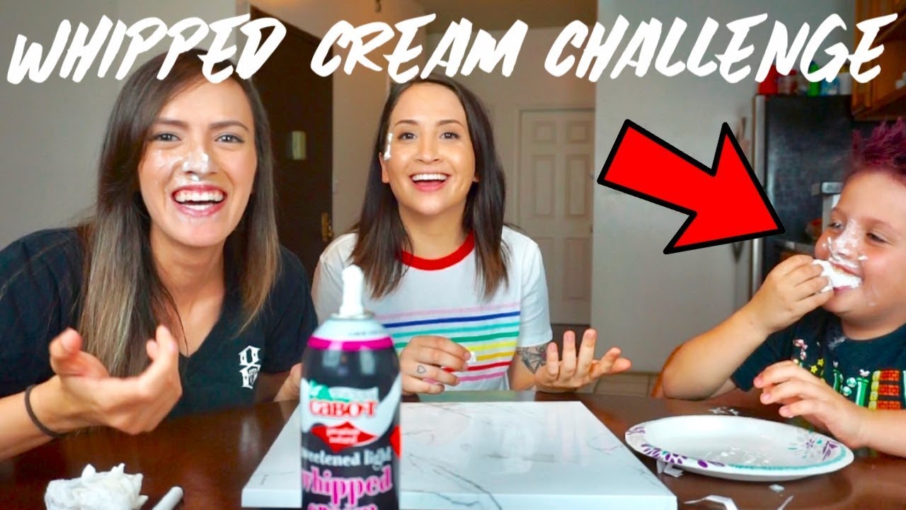 Whipped Cream Challenge Lesbian Couple Youtube 