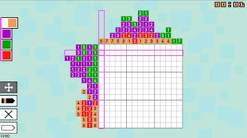 Pic-a-Pix Color 2🧩:  Level 100