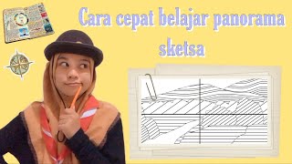 HOW TO QUICKLY LEARN PANORAMA SKETCHES | SCOUT MATERIAL PART*2 | Rhirie