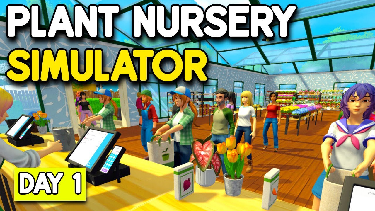 Opening A Relaxing Plant Nursery! (First Look At Plant Nursery)