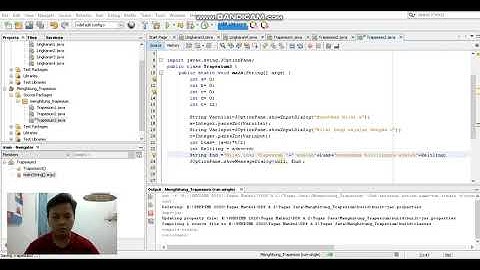 Menghitung Luas dan Keliling Trapesium dengan Java