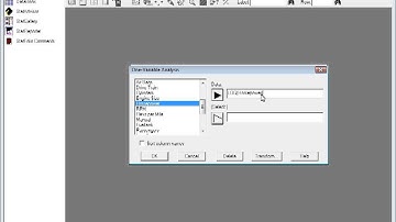 Statgraphics Transformations