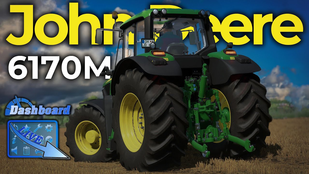 John Deere 6170M mit DashBoard Live by Dince | Mod-Review ...