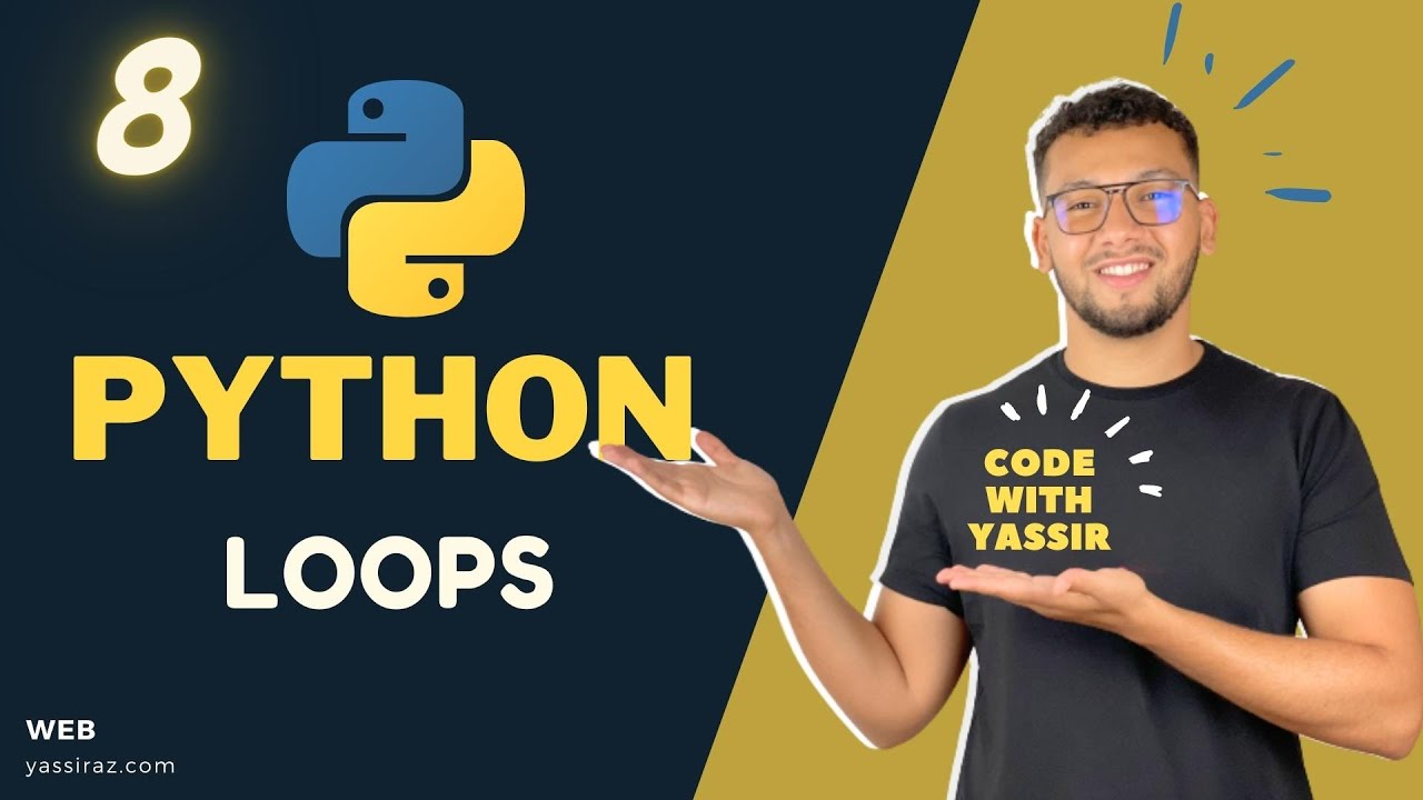 8 - Loops in Python, Foe and While Loops - BDarija ( تعلم بايثون ...