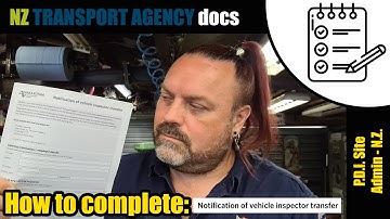 Hoe vul je een NZTA Master Record - Inspecteuroverdrachtformulier #4003 in?