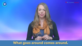 English in a Minute: What Goes Around Comes Around