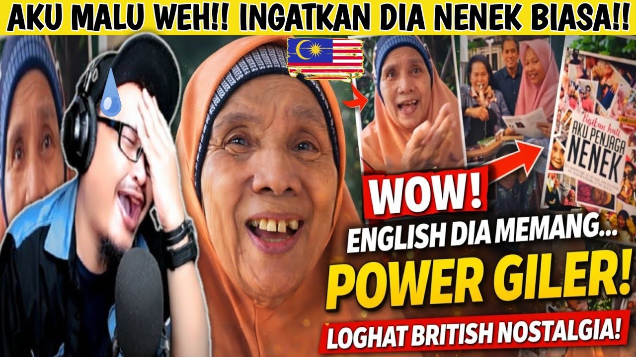 MASYAALLAH😱 NENEK MALAYSIA NI CAKAP ENGLISH KLASIK MACAM ORANG DULU-DULU⁉️| Wak Lonjong