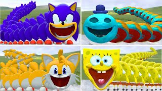 I FOUND NEW ROBLOX HUNGRY SONIC WORM in Garry's Mod