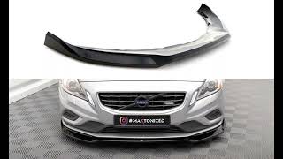 Maxton Design Volvo S60 R Design MK2 Splitter Spoiler Diffuser Sideskirt Styling Tuning