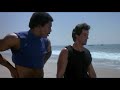 Apollo Creed Trains Rocky On The Beach Race Scene 1982 From The Movie Rocky III 