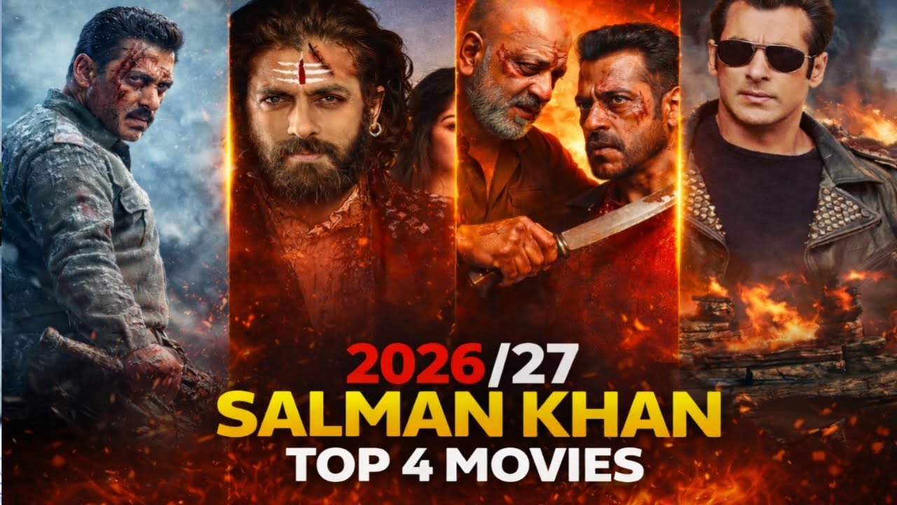 Salman Khan Upcoming Movies 2026–2027 | Salman Khan Top 10 Movies| Bhaijaan Is Back Battle Of Galwan