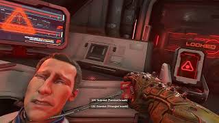 DOOM Eternal: DOOM Guy Teleports Onto The BFG 10000 Facility Cutscene Max Settings 1440p