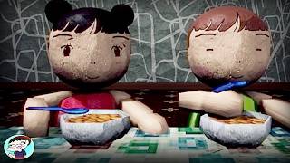極度不安的致鬱驚悚故事...兄妹的空盤子【阿津】Family secrets 1 : Empty plate 恐怖遊戲