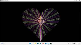 python turtle-Love / amazing design python turtle graphics / making love using python turtle Guide