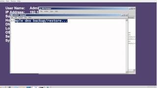 DNS zone files backup restore in windows server 2008R2