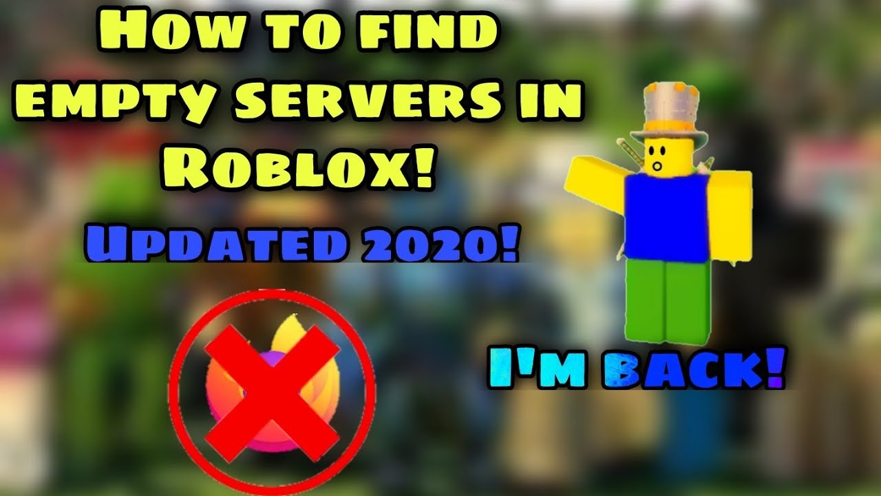 How To Find Empty Servers In Roblox Mobile Updated 2020 I New Method I Youtube - roblox how to find empty servers