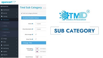 Opencart Subcategory Image Module