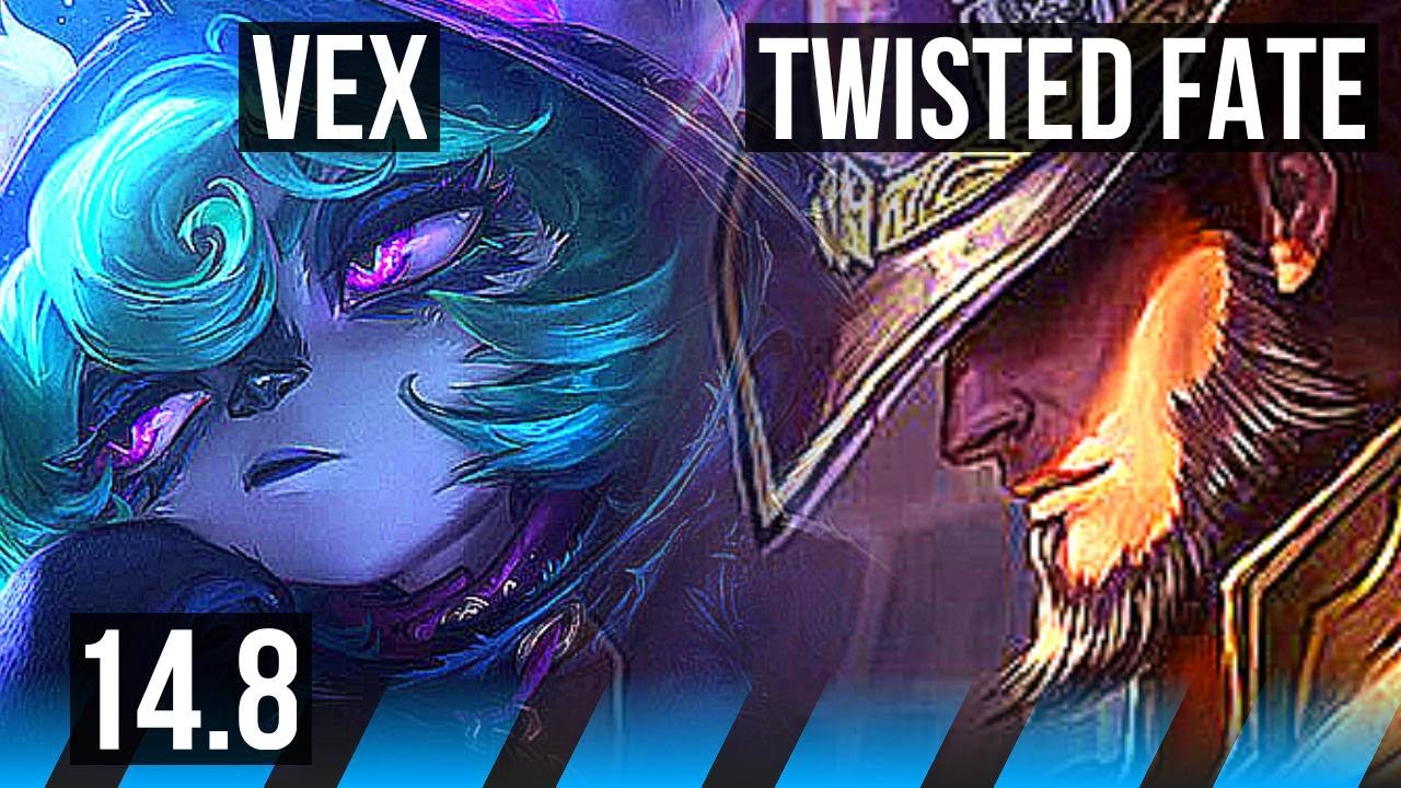 VEX vs TWISTED FATE (MID) | 6/2/10, 300+ games | KR Master | 14.8
